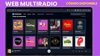 Crea tu Propio Spotify de Radios Codigo Fuente Web Multiradio PHP MySQL