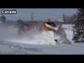 Los poderosos trenes barre nieves alrededor del mundo