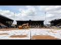 PITCH RECONSTRUCTION | MEADOW LANE SURFACE UNDERGOES MAJOR TRANFORMATION