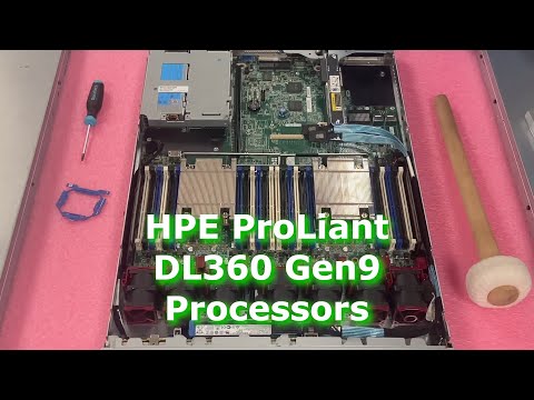 HPE ProLiant DL360 Gen9 | CPUs | Intel Xeon Processors Options | LGA2011-3 Socket | CPU Install