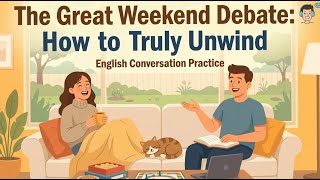 Learn English Conversation: How to Talk About Your Weekend (Relaxing at Home vs Going Out)