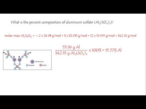 วีดีโอ: เปอร์เซ็นต์ของอลูมิเนียมใน alcl3 คืออะไร?