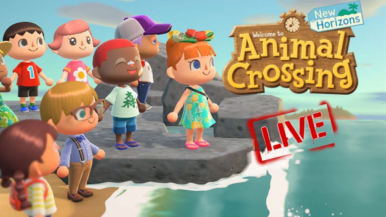 Playing Animal Crossing New Horizons Live Let's Build this Island