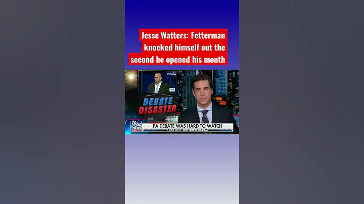 Jesse Watters demolishes Fettermans debate perform...