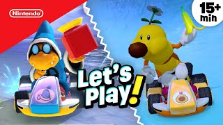 Brother Vs Sister  Mario Kart 8 Deluxe Winter Themed Races  playnintendo