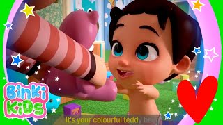 Finger Family Song | Bath Song | Clean Up Song | Humpty Dumpty | Binki Kids