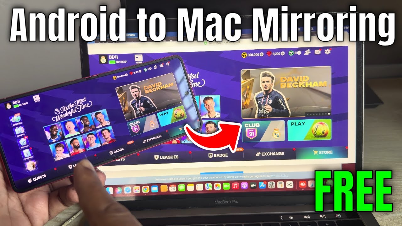 How to screen share android to MacBook | Screen mirroring android - YouTube
