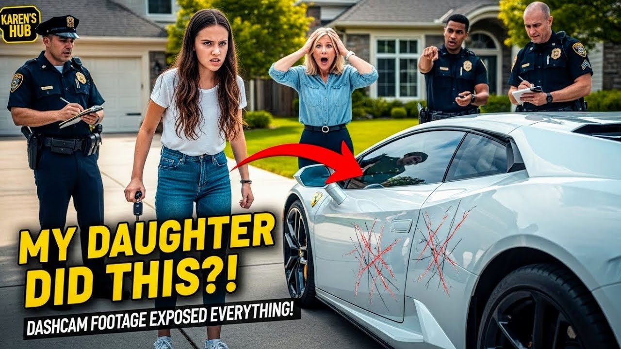 Дочь Карен поцарапала мою суперкар, пока я покупал мороженое — видео с видеорегистратора довело е...