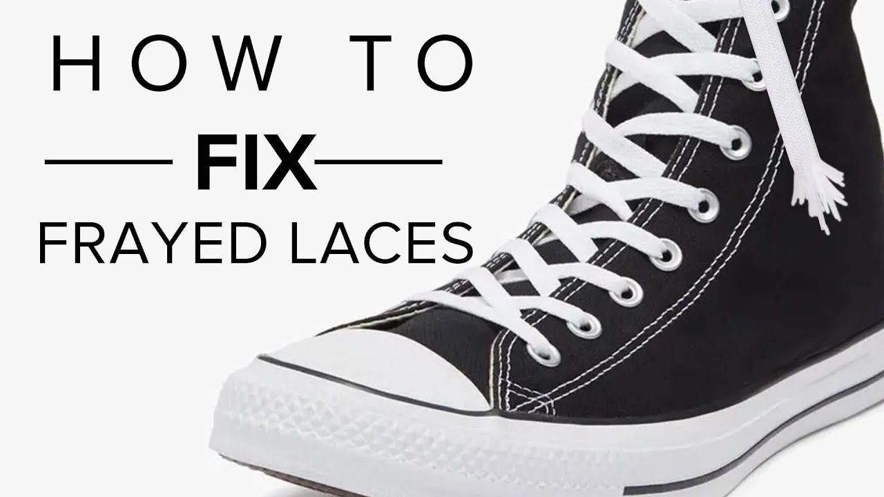 Quick, Cheap & Easy Fix for Frayed Laces / Broken Aglets : 6 Steps