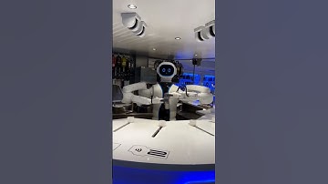 ROBOT BARTENDER making cocktail / MSC Virtuosa  #shorts