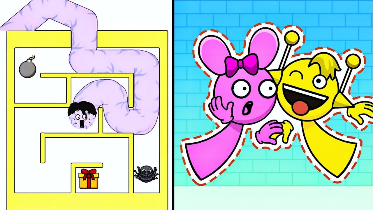 Лабиринт с демоническими питомцами 🆚 Испытание на стене 🥺🔥 - Прохождение игры на максимальном уро...