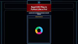 Read CSV Files in Python Like a Pro! 📄⚡ #Shorts