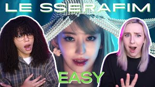COUPLE REACTS TO LE SSERAFIM (르세라핌) 'EASY' OFFICIAL MV