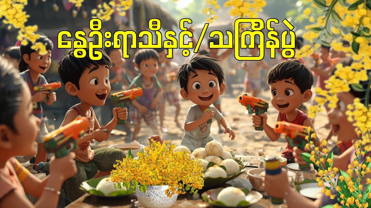 သင်္ကြန်ပွဲနှင့် ပိတောက်ပန်း မြန်မာပုံပြင်