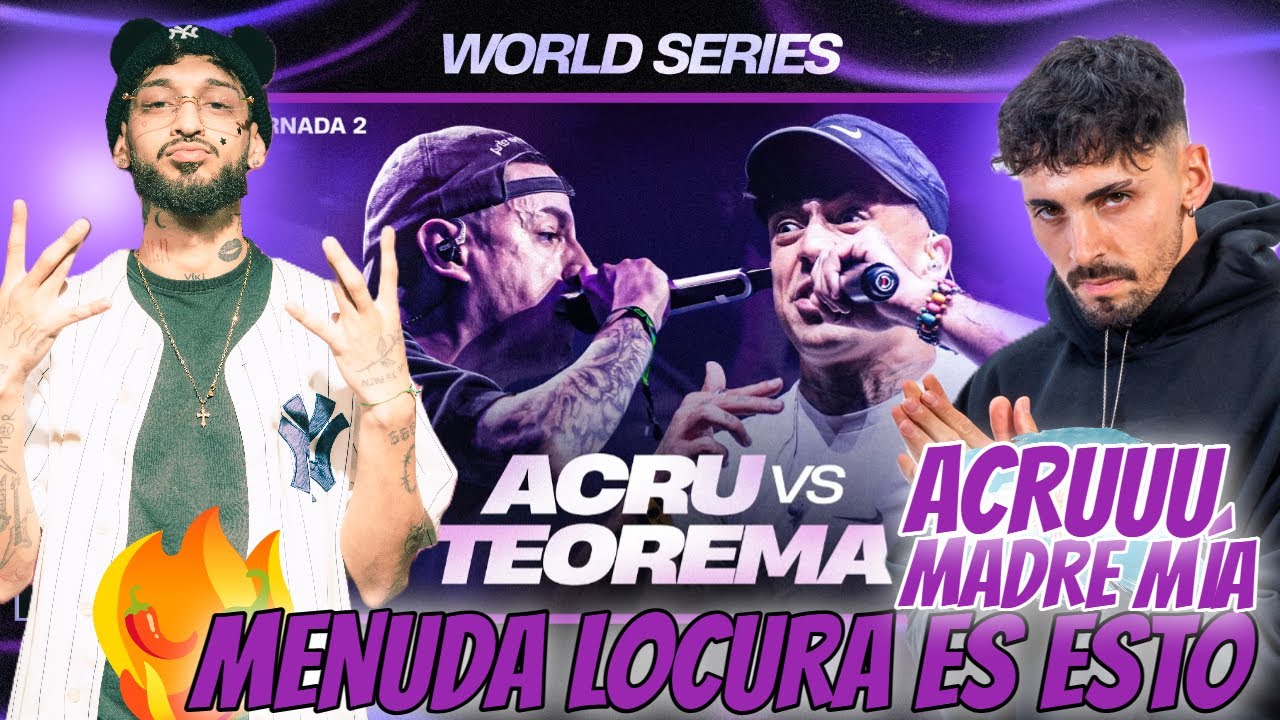 ACRU ESTÁ A OTRO NIVEL🔥🔴TEOREMA VS ACRU🔴DE LO MEJOR DEL DIA   FMS WORLD SERIES EL SALVADOR J2