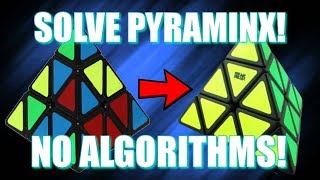 How to Solve a Pyraminx [No Algorithms]