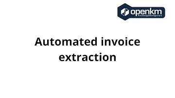 OpenKM - Automated invoice extraction
