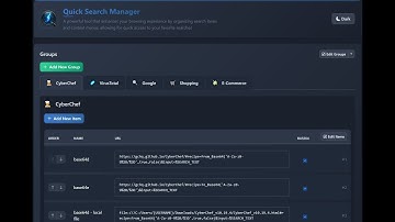 Quick Search Manager Chrome Extension – Create Custom Search Queries & Boost Productivity