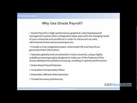 Introduction to Oracle Payroll