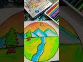 “Chhoti si drawing, par badi si sukoon bhari duniya 🌿✨”