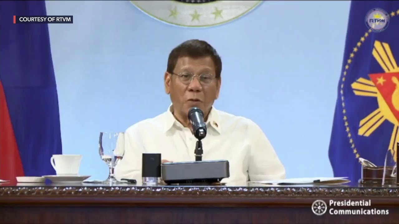 President Rodrigo Duterte's recorded message to the nation | Wednesday, December 16