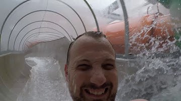 Crazy River-waterglijbaan in het waterpark Nettebad Osnabrück