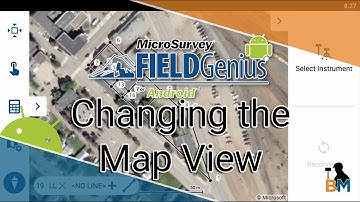 FieldGenius For Android: Map Screen View | Bench Mark