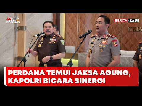 Perdana Temui Jaksa Agung, Kapolri Suyudi Bicara Sinergi