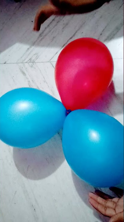 How to tie 3 balloons together 🎈🎈#shorts