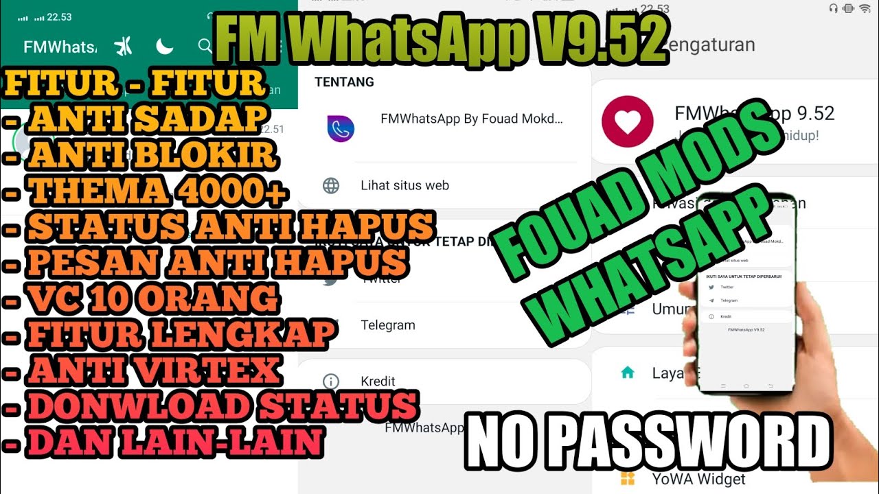 UPDATE FM WHATSAPP TERBARU FOUAD WHATSAPP FOUAD MOD WHATSAPP