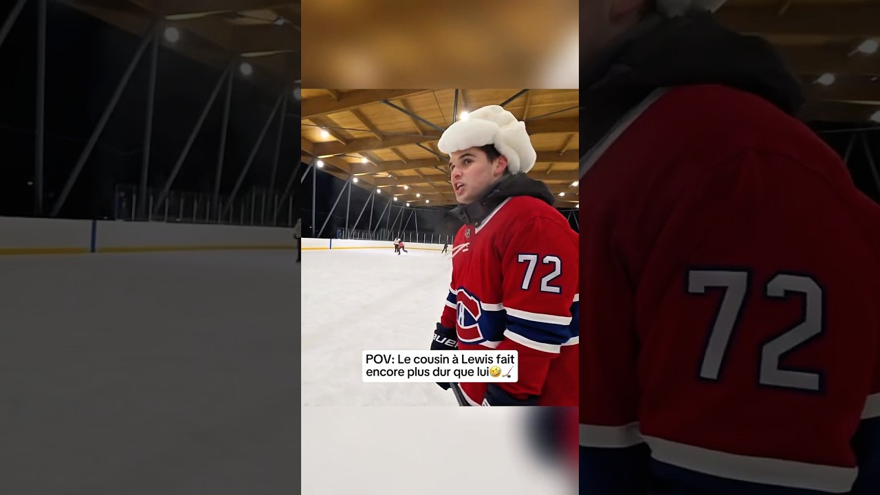 LE COUSIN DE LEWIS EST ENCORE PIRE QUE LUI AU HOCKEY #lewislefou