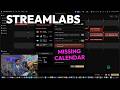 Streamlabs calendar missing - How to schedule streams with streamlabs