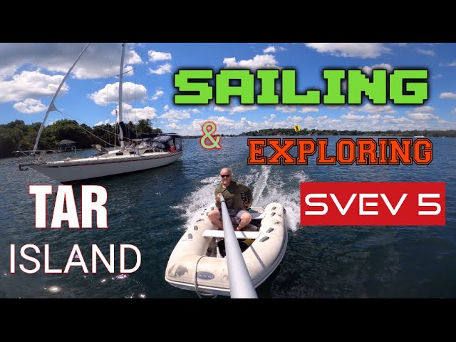 Exploring Tar Island while sailing up the St. Lawrence river SVEV episode 5