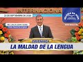 Enseñanza: La maldad de la lengua, 23 de septiembre de 2020, Hno. Carlos Alberto Baena - IDMJI