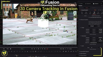 Camera Tracking in Fusion | 3D Camera Tracking in Blackmagic Fusion | Fusion Camera Tracking