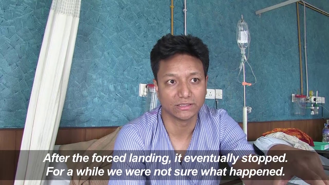 Nepal plane crash survivor describes escape from aircraft