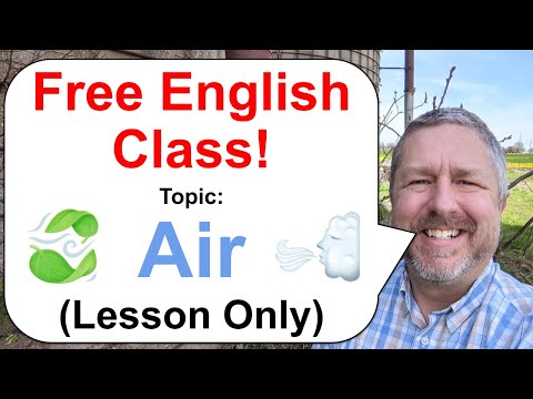 Free English Class! Topic: Air! ??️⛵ (Lesson Only)