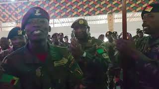 Lt Gen Geoffrey Choongo Zyeele Visits KDK Barracks, Inspects 200 New Housing Units