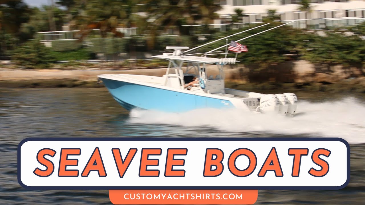 SEAVEE BOATS / BOCA RATON INLET BOAT VIDEOS / CUSTOM YACHT SHIRTS YouTube