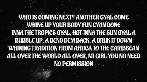 BUSY SIGNAL - WUK IT LYRICS