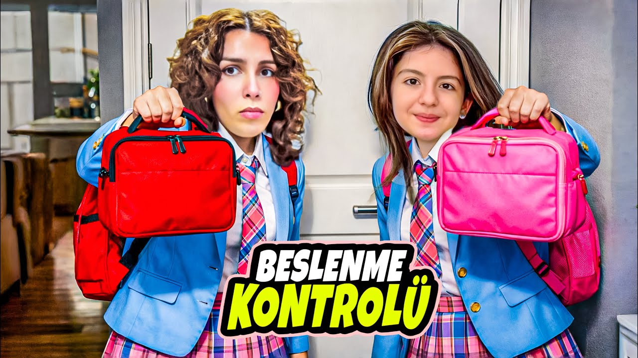 ESMANUR VE SARA BESLENME ÇANTASI KONTROLÜ!! 