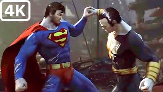 Superman Kills Black Adam Fight Scene (2022) 4K Ultra Hd