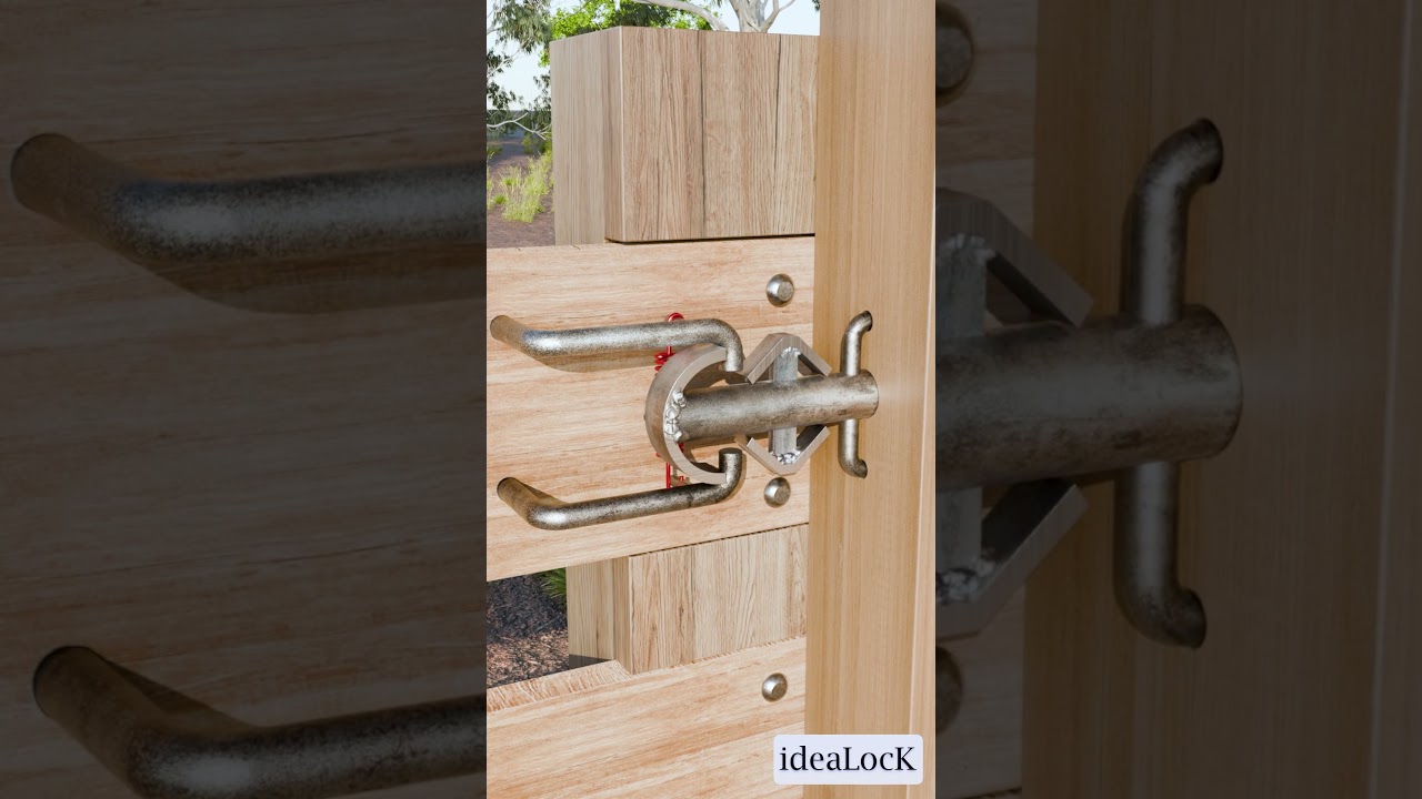 Automatic gate latch design. #gates #woodworking