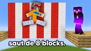 Peux Tu Réussir ces 10 Skills IMPOSSIBLE sur Minecraft