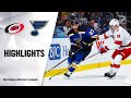 NHL Highlights | Hurricanes @ Blues 2/4/20