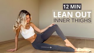12 MIN. LEANER THIGHS in 14 Days - slim &amp; toned legs | No Equipment