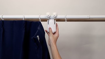 How to install SwitchBot Curtain Rod 2 on Ring Top Curtains