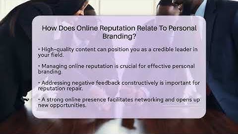 How Does Online Reputation Relate To Personal Branding? - Everyday-Networking