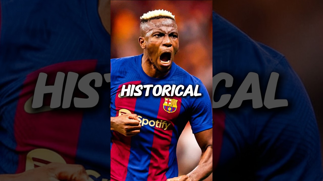 Виктор Осимхен вот-вот спасёт «Барселону» по самой гениальной причине! 🇳🇬🔥