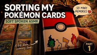 I Found My Old Pokémon Cards… Let's Sort Them | Soft Spoken ASMR (Part 1) screenshot 5